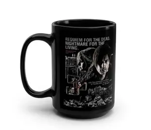 RE Requiem Mug, LK and Grace Mug, Horror Game 11oz, 15oz Mug, Vintage Unisex Mug, Gift for Movie Fans,  Gift For Women and Man.