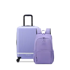 florence by mills x DELSEY PARIS 2 Piece Set - Spin Me Away Expandable 20" Carry-On Spinner & Fresh Start Backpack Set