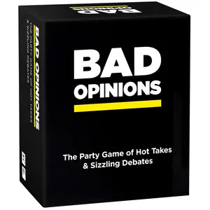 BAD OPINIONS Party Game - The Hilarious Adult Card Game of Hot Takes & Sizzling Debates for White Elephant Parties, Stocking Stuffers and Board Games Night with Your Friends