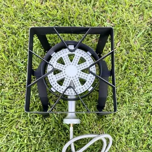 Burner High Pressure Powerful Propane Outdoor Cooking Heavy Duty medida 12x13x13