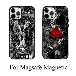 Gothic Coquette Cyber Sigilism Cross Magsafe Black Phone Cases For iPhone 17 Promax Pro Air 16 Plus 15 14 13 12 Magnetic Shockproof Protective Cover