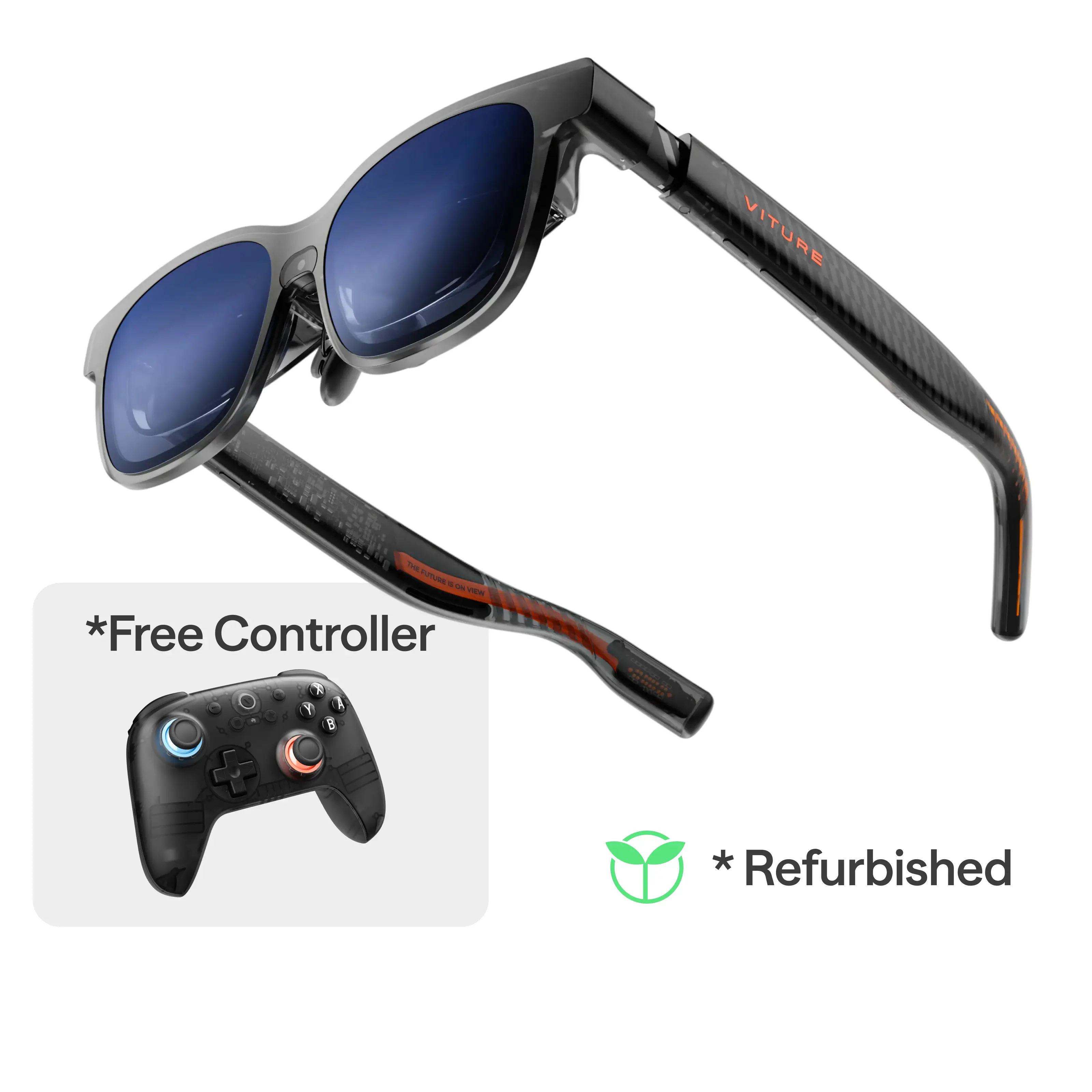 Refurbished | VITURE Luma series XR Glasses | Luma, Luma Pro, Luma Ultra, Display Glasses, Smart Glasses, Micro Oled portable Monitor for gaming, streaming, movie
