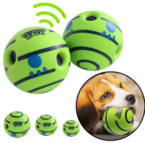 Interactive Dog Giggle Ball – Makes Noise When Rolled | Keeps Dogs Busy & Active (No Batteries Needed)