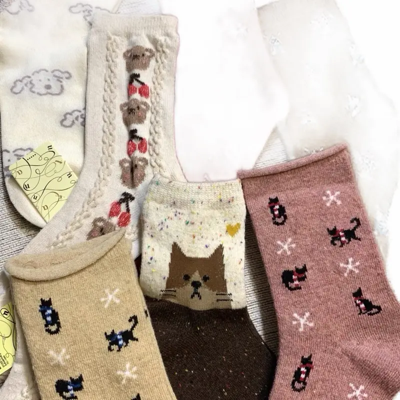 5 Pairs Breathable Cotton Socks – Comfortable, Anti-Odor, Multi-Color Daily Essentials