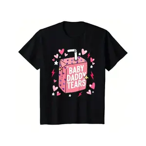 Baby Daddy Tears Love Heart Dad Is My Valentine T Shirt