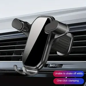 New Gravity Car Phone Holder 360° Adjustable Rotating Mobile Phone Holder Car Cellphone Mount GPS Support Car Vent Phone Holder Vehicle Mount Expansion Hook Car Accessory Suitable for Apple Samsung Xiaomi Huawei