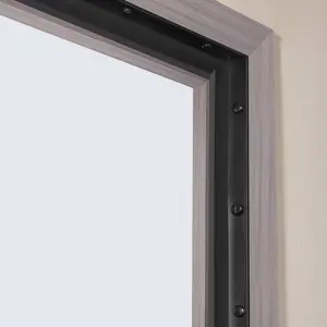 VEVOR Garage Door Threshold Seal Strip, 20 FT Universal Garage Door Floor Seal Strip with Adhesive, Garage Door Bottom Weatherproof Strip, Upgraded Thick PVC DIY Weather Stripping Replacement, Black