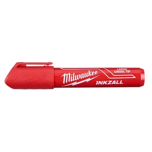 Milwaukee 48-22-3256 INKZALL Large Chisel Tip Red Marker