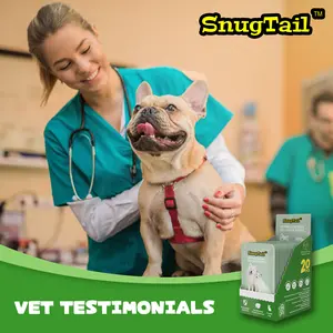 SnugTail Pet Cleaning Glove Wipes for Dogs & Cats, Hypoallergenic Deodorizing Disposable No-Rinse Grooming Wipes, Extra Thick Bathing Wipes,Perfect for Pet Dry Cleaning,Daily Care and Travel, 20pcs