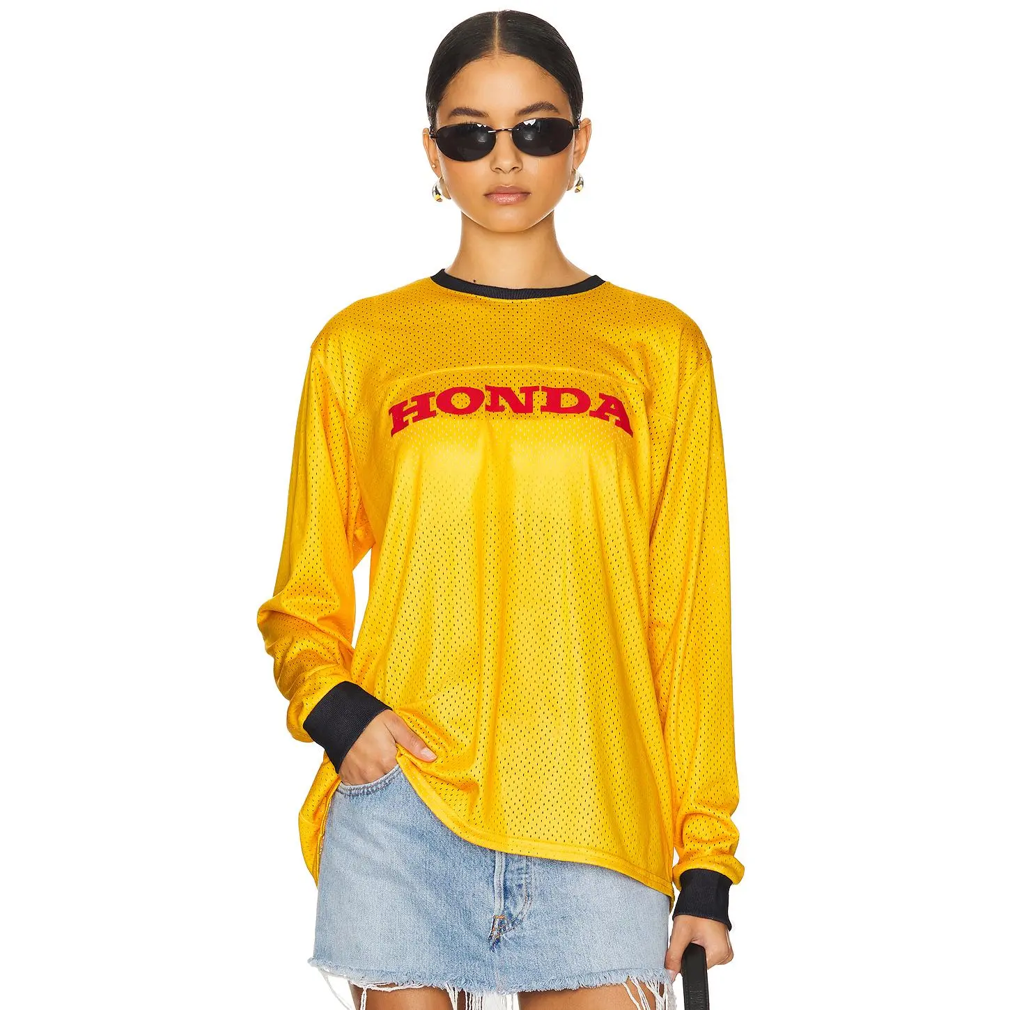 CPTN Apparel x Honda Race Jersey in Gold Unisex