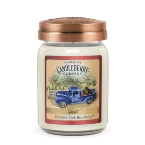 Candleberry Spirits Double Oak Bourbon candle Decor Fragrance