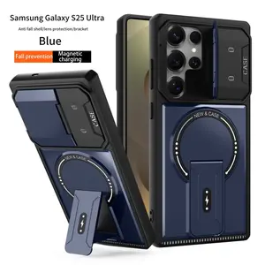 Samsung S26 Ultra/s25 Ultra/s24 Plus/s23 Ultra/a56/a55/a36/a35 Phone Case Protector, Protective Magnetic Full Coverage Protection, Camera Cover & Stand