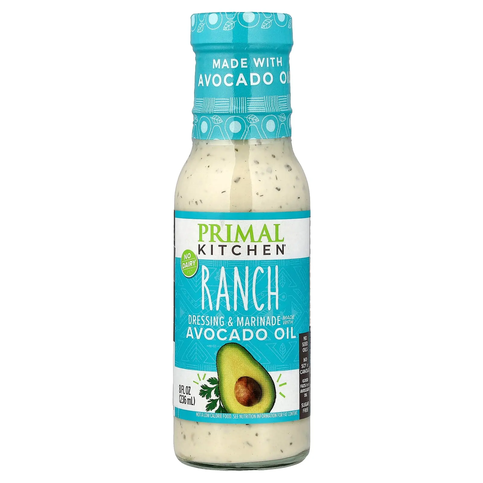 Primal Kitchen Dressing & Marinade, Ranch, 8 fl oz (236 ml)