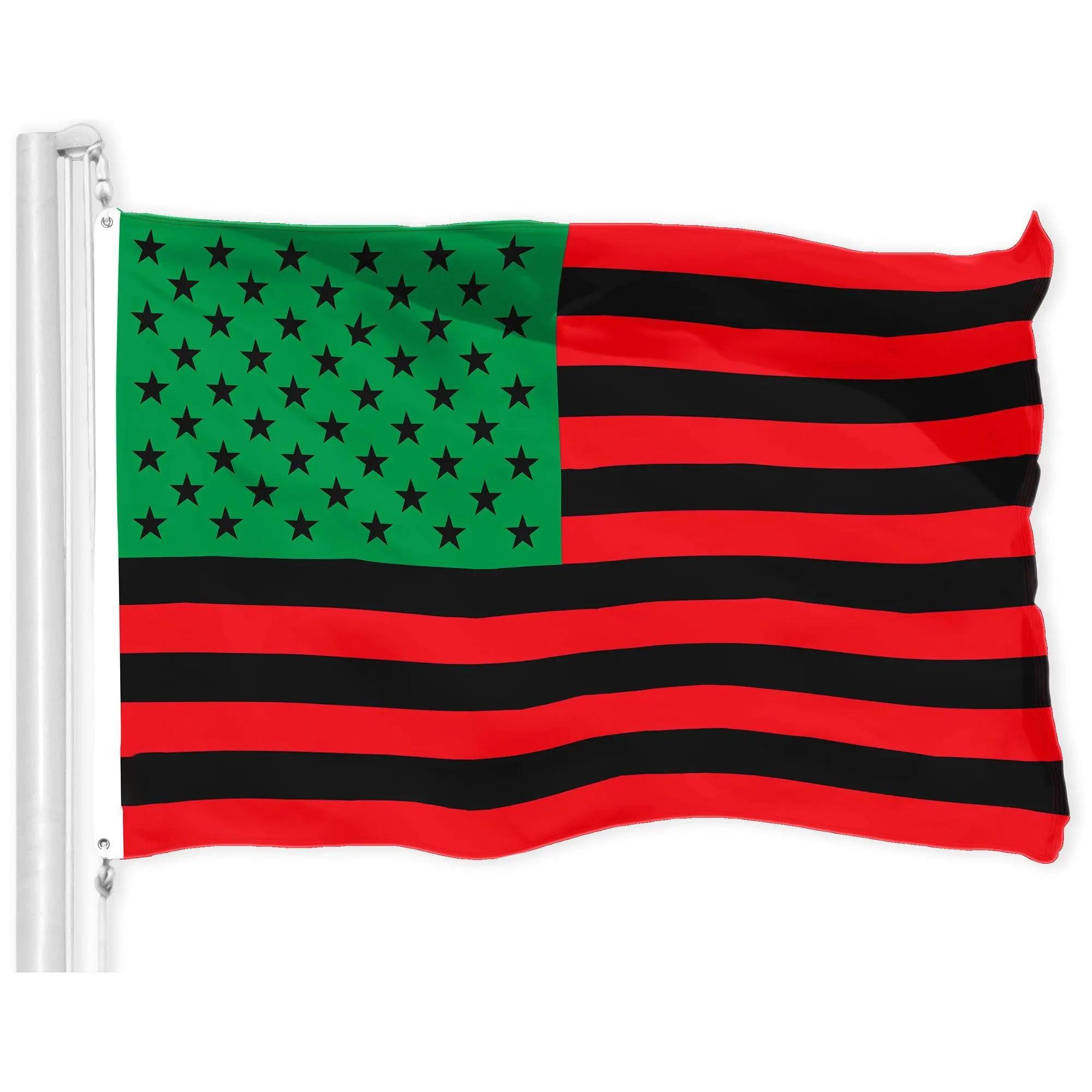Afro American Black Liberation BLM Flag| 3x5 Ft| LiteWeave Pro Series Printed 150D Polyester| Indoor/Outdoor, Vibrant Colors, Brass Grommets, Thicker and More Durable Than 100D 75D Polyester
