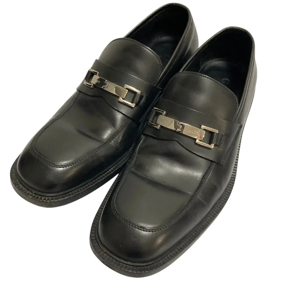 Pre-owned GUCCI Other Small Leather Goods Leather Loafers