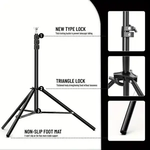 10X10ft Adjustable Heavy Duty Backdrop Stand Kit - Sturdy Structure, Quick Setup for Weddings, Parties & Photo Studio