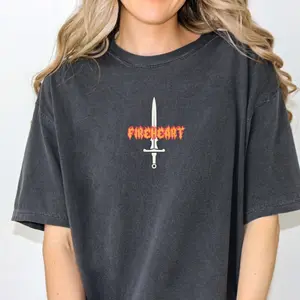Fireheart, Aelin, The Thirteen, TOG, Throne of Glass, Book Shirt Booktok Merch, Bookish T-shirt, Romantasy, Fantasy Reader, Spicy, Book Club T-Shirt Unisex Lady Tshirt Summer  Comfort Fabric Top Womenswear Ivory Printed Cotton