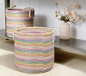 2 Baskets Small & Medium Decor Room