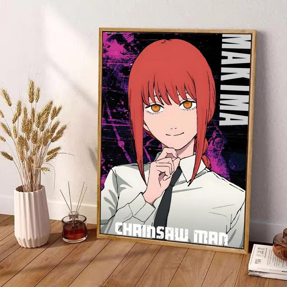 CChainsaw Man The Movie Reze Arc Waterproof Canvas Wall Art Print Unframed Home Bedroom Decor Mural Painting Calligraphy