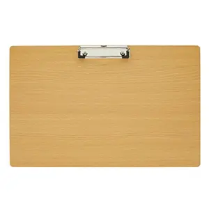 Extra Large Wooden Clipboard 11x17.3 Wood Horizontal Lap Board with Clip for Drawing Sketch 3mm Thick Writing Board Legal Size Clipboard