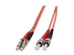 StarTech.com FIBLCST2 6.4 ft. Multimode 62.5/125 Duplex Fiber Patch Cable LC - ST