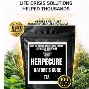 200 X POTENCY= THE HERPECURE ADVANCED FORMULA ELIMINATION TARGETED TEA- HERPES SPECIALIST MASTER HERBALIST HERBAL INTRACELLULAR STEM CELL  LEVEL WILDCRAFTED  HANDMADE NATURAL ORGANIC TEA