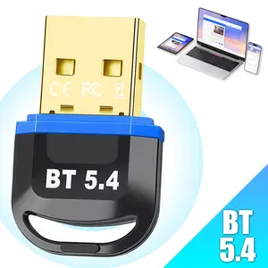 Bluetooth Adapter for PC, Plug and Play Mini 5.4 Bluetooth Receiver (EDR), Supports Windows 11/10/8.1/7, Bluetooth Dongle For Headphone/Keyboard/Mouse/Speaker