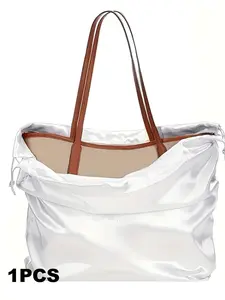 Handbag Dust Bag, Fake Hair Bra Silk Drawstring Storage Bag, Soft Smooth Satin Bundle Pocket, Dustproof Organizer