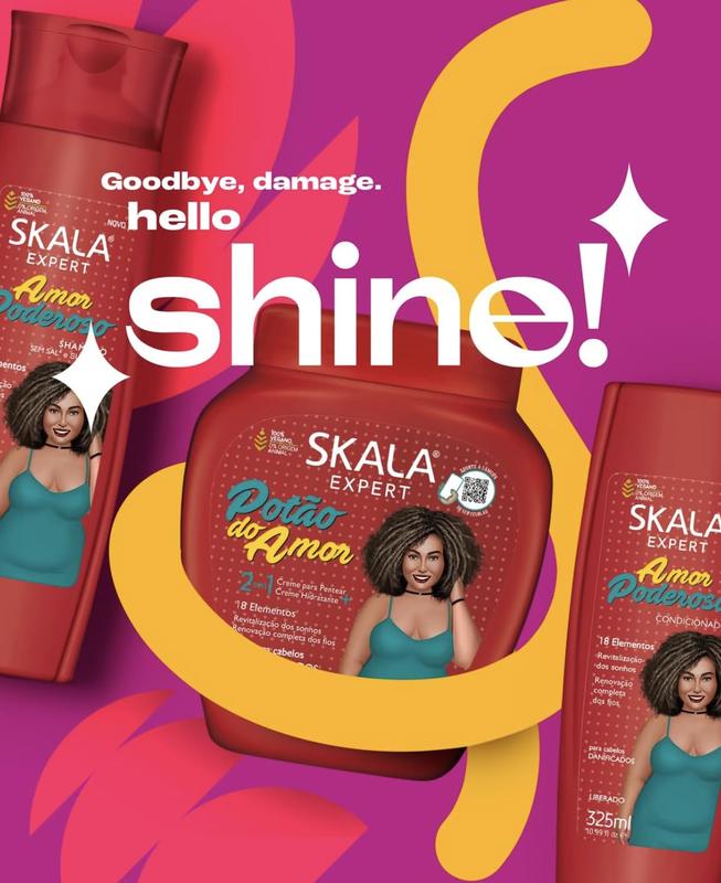 Skala Potão do Amor Hair Cream – 35.2 oz Big Love Jar