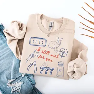 Wishbone Sweatshirt, Eleven Eleven Sweatshirt, Lucky Charm, Goodluck Gift For Fan, Music Lyrics Merch, Comfort Color Shirt, Tour Merchandise