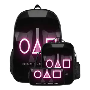 SQUID GAME: PLAYER 456’S OFFICIAL GEAR BUNDLE 2025 | Stormproof Backpack + Bomb-Proof Lunch Box | TikTok’s Sold-Out Alert!🔥 Hiking Durable