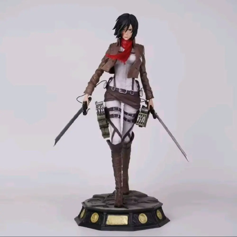 Anime Attack on Titan Mikasa Ackerman Figure, 11.81in Collectible Figurine