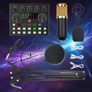 BM800 Condenser Microphone V8 V8S Sound Card Mobile Phone Computer Live Streaming Equipment Set