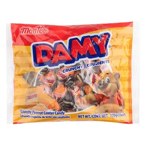 Montes Damy Crunchy Peanut Center Candy Mexican Candy 170g (6 oz)