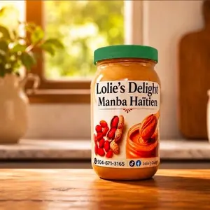 Manba sel- unsweetened peanut butter, manba sel ayisyen- unsweetened Haitian peanut butter- Manba sel Haitien- Manba sel lakay