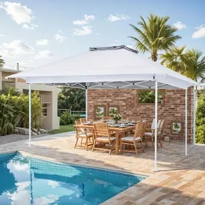 12x12 FT Pop-Up Canopy Tent with Wheeled Bag, UV Protection Outdoor Gazebo, Portable for Backyard, Beach, Camping & Party