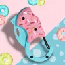 Pink Donut Design Mini EDC Pocket Knife - Folding Utility Box Cutter, Home Supplies Gadget, Outdoor Tool, Unique Useful Mini Guys Gift for Boyfriends and Adults, Gifts For Boyfriends, Gifts Adults