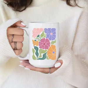 Subtle Anti-Trump Flowers Mug, F*ck Donald Trump Coffee Cup, Anti-Maga Not My President, Funny Gift for Democrat