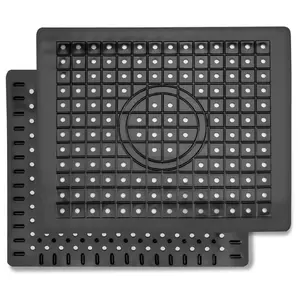 Kitchen Sink Mat, 12" x 10" Dish Drying Mat, Rectangular Sink Protector Mats for Bottom of Kitchen Sink, Fast Draining Sink Mats Grid, 2 Pack