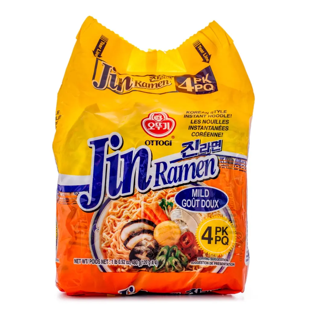Ottogi Jin Ramen Mild 4pk