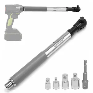 Sekam Dual-Direction Ratcheting Wrench Set |150N-m Torque, 3-Second Quick Click Change, 42-ToothCR-V Steel, Forward/Reverse, Compatible with Electric/Air/Manual Wrenches, 1/2" 3/8" 1/4" DriveAdapters for Auto Repair Tight Spaces