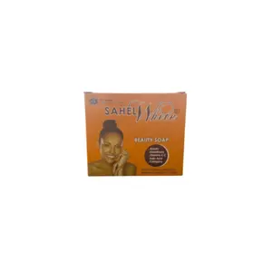 SahelWhite Skin Beauty Soap - 200g / 7 oz - Exfoliating Soap, Helps to Reduce Blemishes on: Body, Knees, Underarms, Armpit
