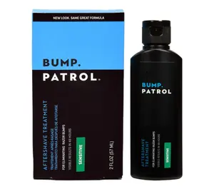Bump Patrol Sensitive Strength Aftershave Treatment Serum – Razor Bump Stopper and Ingrown Hair Treatment for Men and Women, Alcohol Free Ingrown Hair Serum for Sensitive Skin 2 oz (Pack of 1)