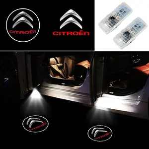 2pcs/4pcs Citroen Car Door Lights, Welcome Projection Lamp, High-Definition Non-Fading, Fits C3, C4, C5, C6, C3 Aircross, C5 Aircross, Ds Series
