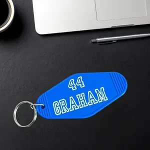 Off Campus Motel Keychain, Inspired by Book Series & TV Show, Custom Character Keychain for Book Lovers