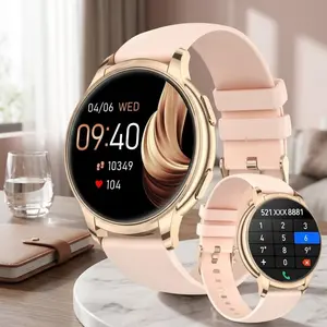 Smart Watch with Bluetooth Call, Fitness Tracker, Heart Rate & Blood Oxygen Monitor, 24/7 Health Tracking, Sleep Analysis, IP67 Waterproof for Swimming, Compatible with Android iOS, Long Battery Life, Activity & Swim Monitor.