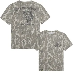 Southern Drawl Vintage Tee If I'm The Problem Bass Shirt Mossy Oak Camo Unisex Outdoor Wear Perfect Gift for Anglers - Top, Menswear