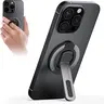 2026 New Dual-Sided Magnetic Phone Ring Holder Stand for Apple iPhone MagSafe, 360° Rotatable Ring & Ultra-Strong Dual Magnets, Foldable Desktop Portable Fidget Grip Support Back Mount