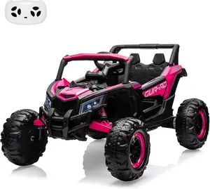 24v 200w Battery Powered Electric Ride-on UTV Car for Kids Boys and Girls 3-8, Remote Control, Spring Suspension, Music, LED Lights, Low Battery Indicator-04