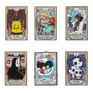 Beautiful Decorative Metal Anime Pins for Home Decor